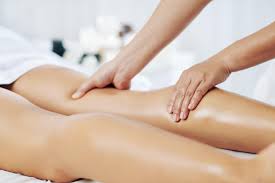 Drainage lymphatique, massage des jambes